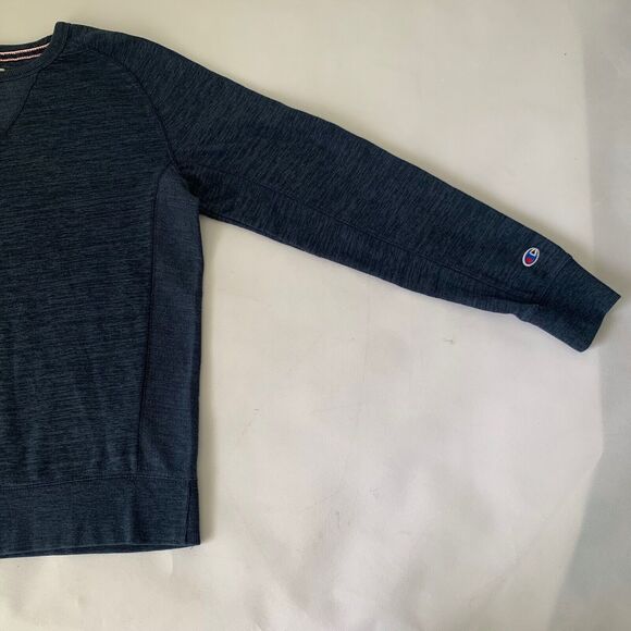 Champion Sweatshirt Sweater Men M Dark Navy Blue Crew Preppy Nautical Normcore - Picture 4 of 8